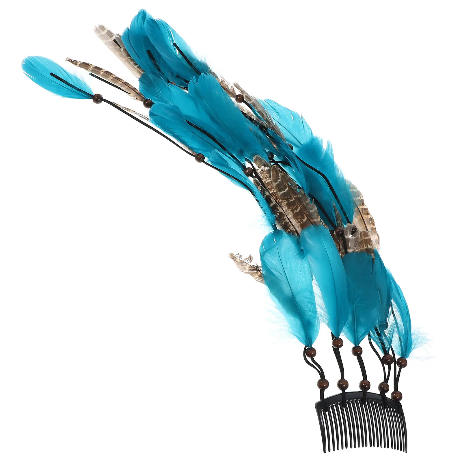 

Headb s Women Plume Hair Accessories Girls Decorative Tassel Headdress Bohemian Style Party Props Indian Tribal Costumes