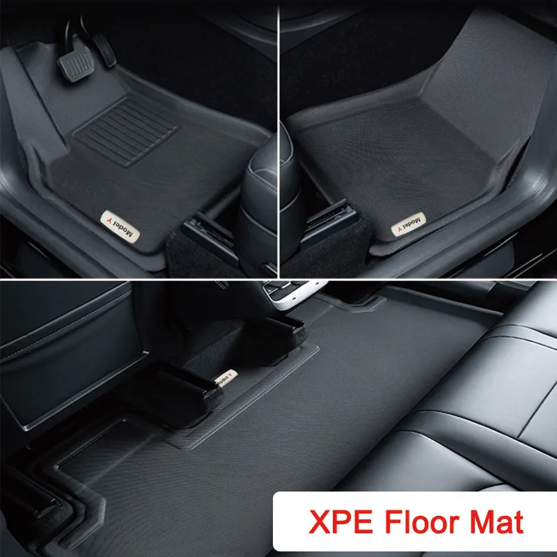 For Tesla Model Y Mat Accessories Support model y 2023 2022 2021 Car Full Set XPE All Weather Pads - Floor & Trunk Mat