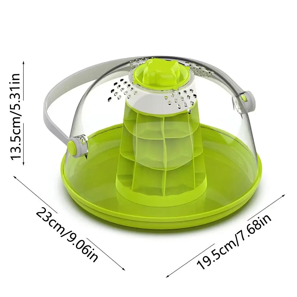 Breathable Snails Breeding Tank Removable Transparent Reptile Observing Box with Handle Prevents Escape Mini Pet House Lizard