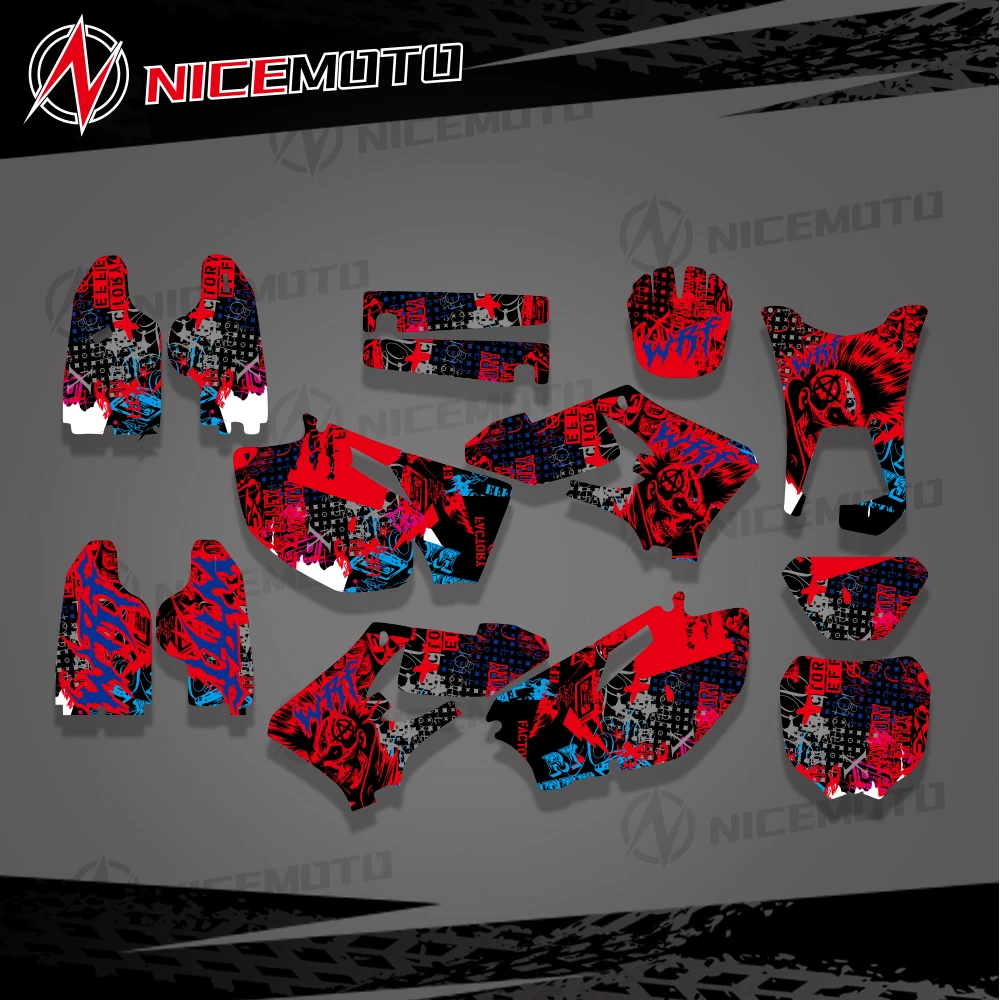 

NICEMOTO Graphics Backgrounds Decal Sticker For Yamaha WR250F WR450F WRF250 WRF450 2005 2006 WRF 250 450 WR 250F 450F