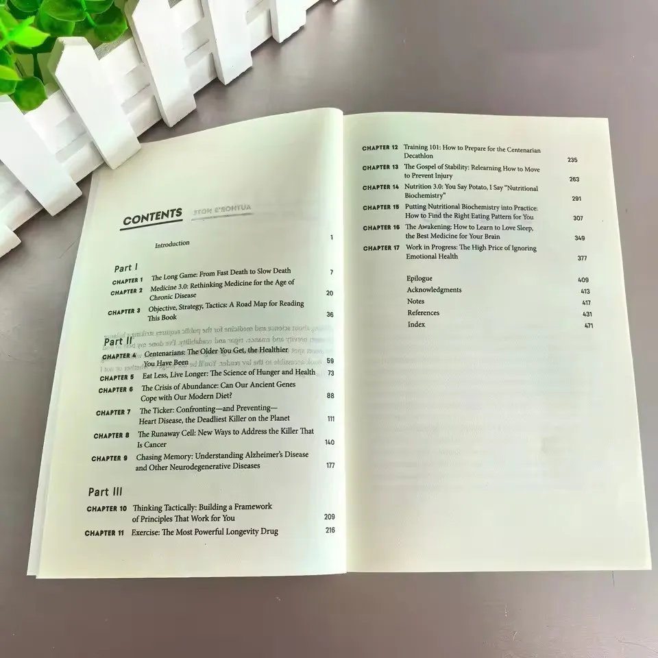 Outlive By Peter Attia Science-based Strategies for longevity Better Health On Nutrition, Exercise, Preventive Care Paperback
