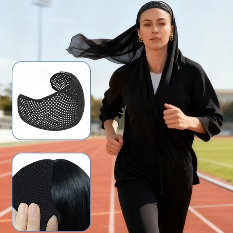 Nouveau Bandeau Invisible Antidérapant pour Femme, Foulard de Base Fixe pour Cheveux, Accessoire de Coiffure Élégant