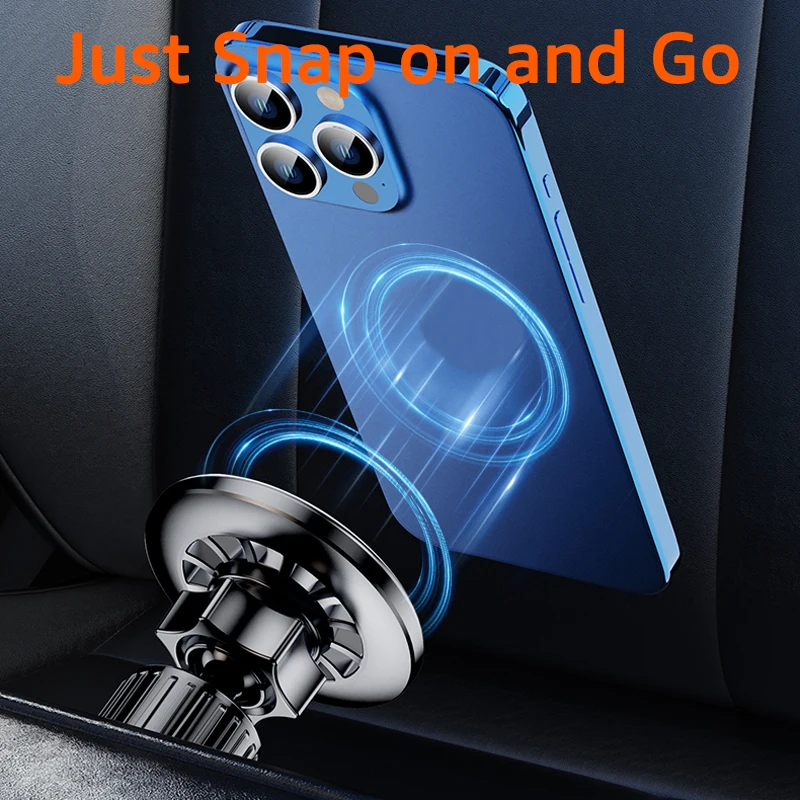 iBudim Universal Magnetic Car Phone Holder for MagSafe Strong Magnet Car Air Outlet Clip Cellphone GPS Bracket for iPhone Xiaomi
