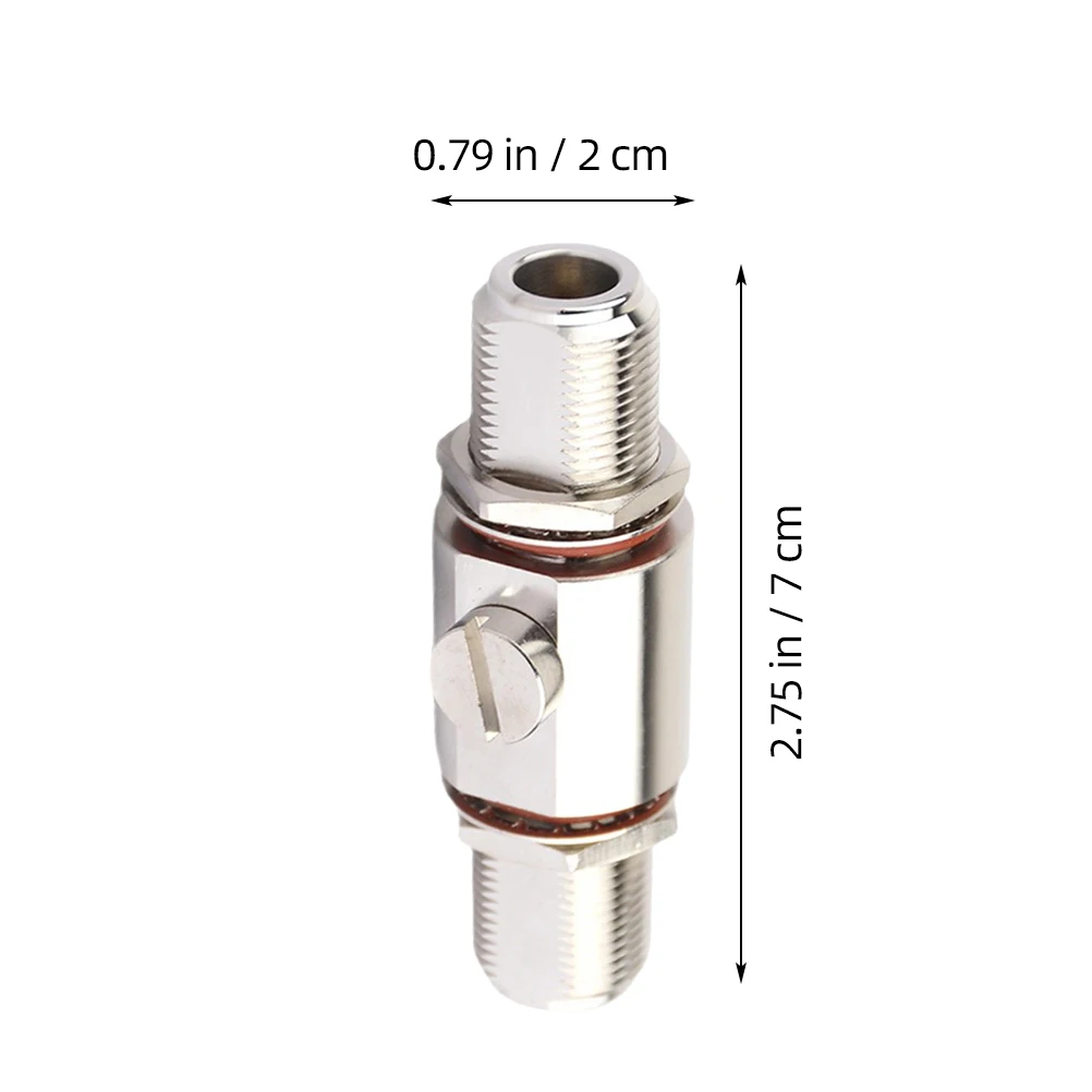 

N Female to Female Brass Thunder Arrestor Surge Protector for Antenna Outdoor Signal Glass Fiber for Outside