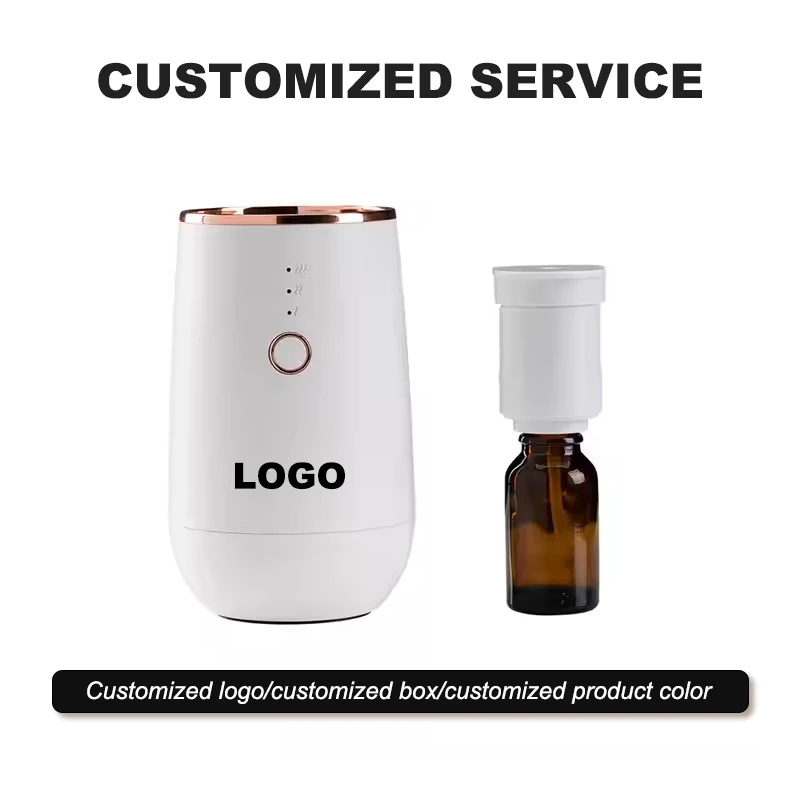 

2025 Роскошный умный 10 мл электрический портативный мини-диффузор аромата USB перезаряжаемый безводный автомобильный ароматический диффузор эфирного масла