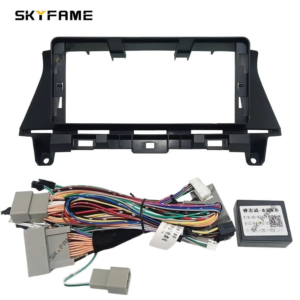 SKYFAME 9/12.3 Inch Car Frame Fascia Adapter Canbus Box Android Fitting Panel Kit For Honda Accord 8 Crosstour