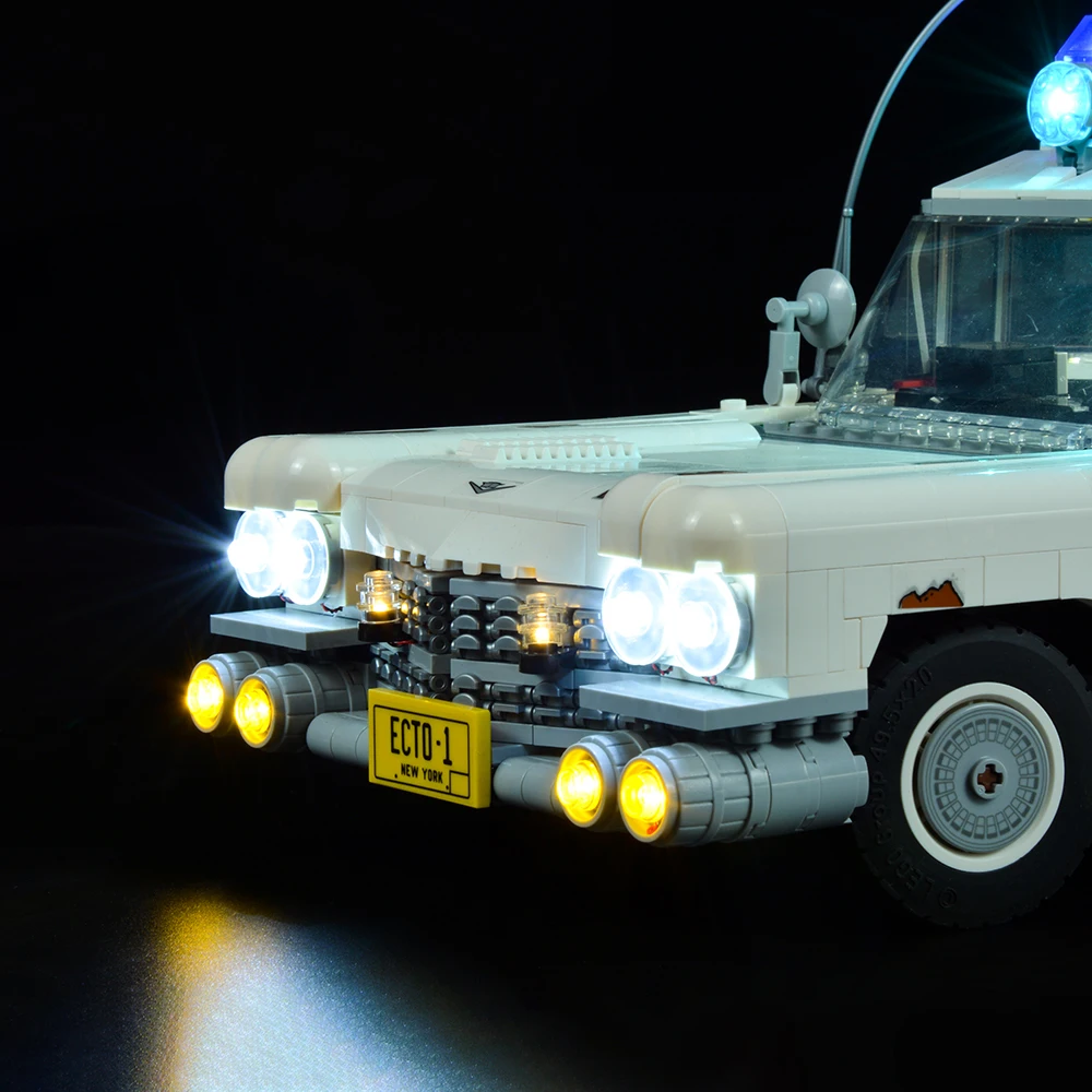 LED Light Set For 10274 Creator Ghost Busters ECTO-1 For ducational Car  Blocks  DIY Toys Set (Not Included Building Blocks)