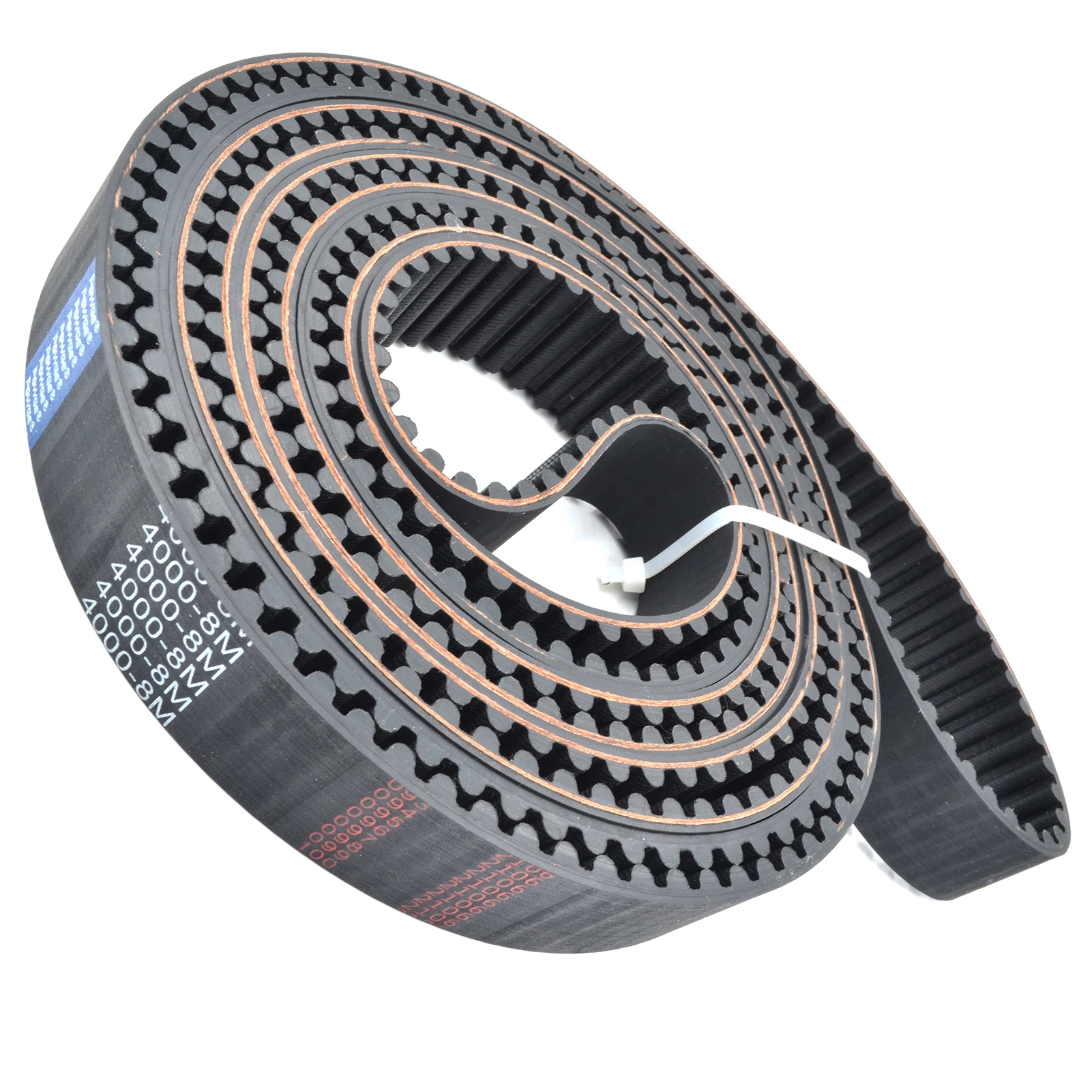 POWGE HTD 8M Timing belt Lp=3408 3424 3440 3600 3744 3800 3808 3824 3896 4000 4200 4224 4400 4520 5120 5760 Width 15-85mm Rubber