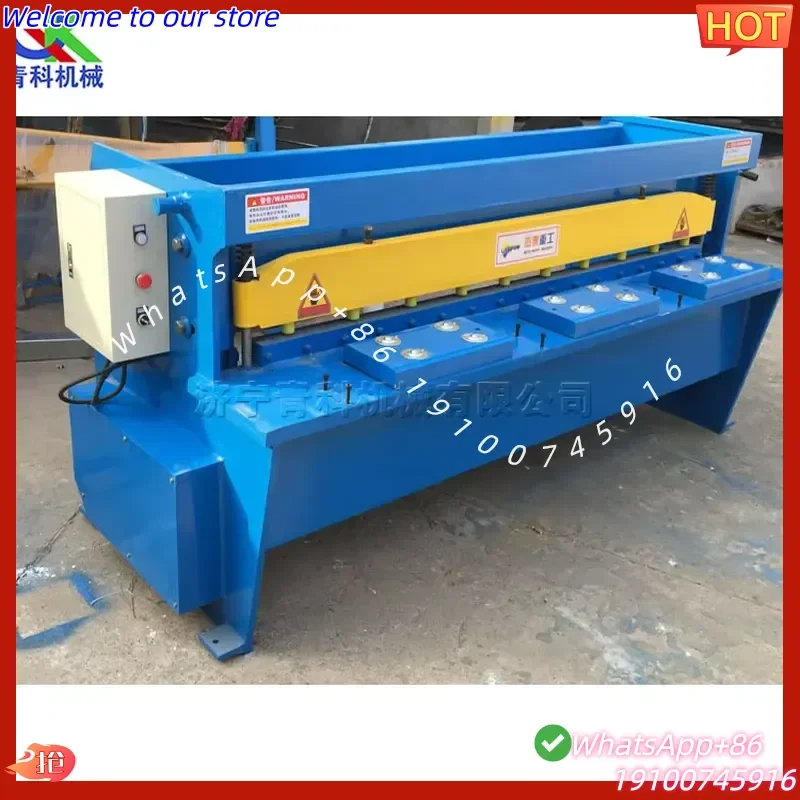 CE Certification Powerful Output Electric Plate Shearing Machine for Cutting Steel High-Efficiency Aluminum Sheet Cutting 6