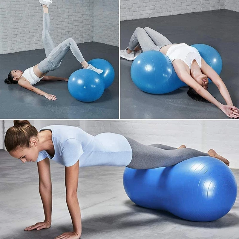 Peanut Ball Yoga Pilates Ball Anti Burst Physio Therapy Exercise Ball for Balance Labor Birthing Home Weight-bearing 200kg