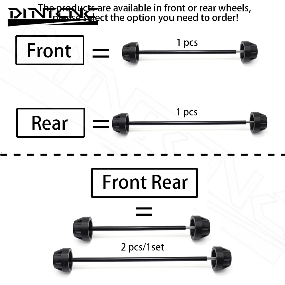 Wheel Axle For SUZUKI GSXS 1000 GT 950 Anti-Collision Slider Pad Accessories GSXS1000 F GSXS950 GSXS1000GT Motorcycle Front Rear