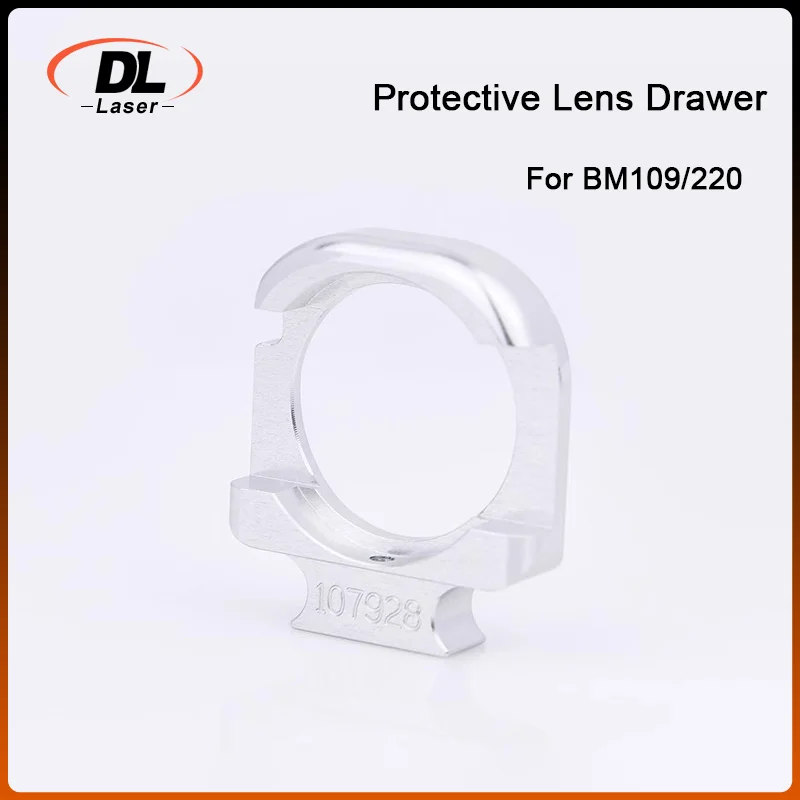 DL Raytools BM10 Protective Lens Drawer Laser Protective Windows Base Seat For BM109 Fiber Cutting Head Lens Seat Glass Holder