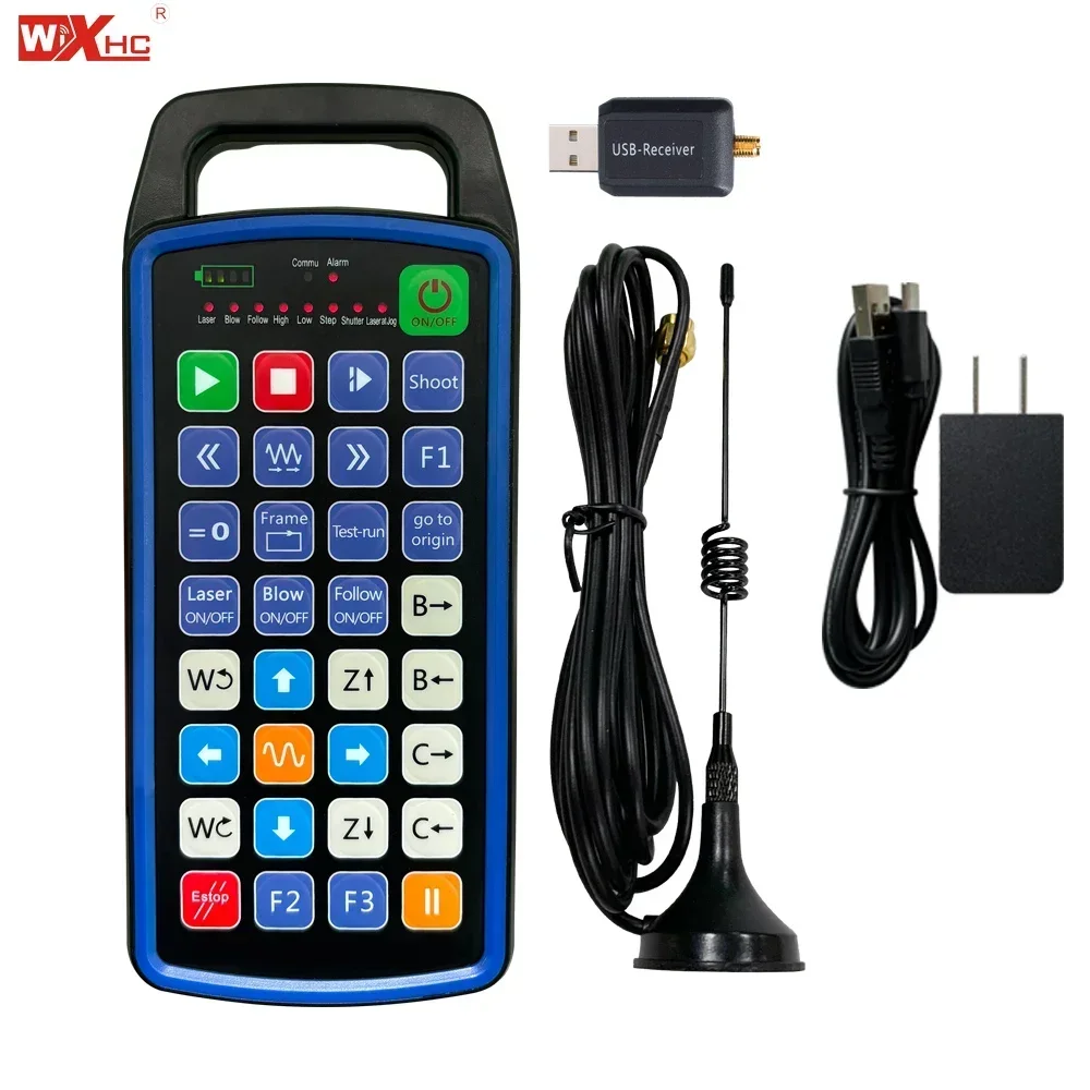 In stock PHB10 WiXHC CNC Wireless Remote Controller Programmable Remote Control for Machines Cutting and Engraving Type-C