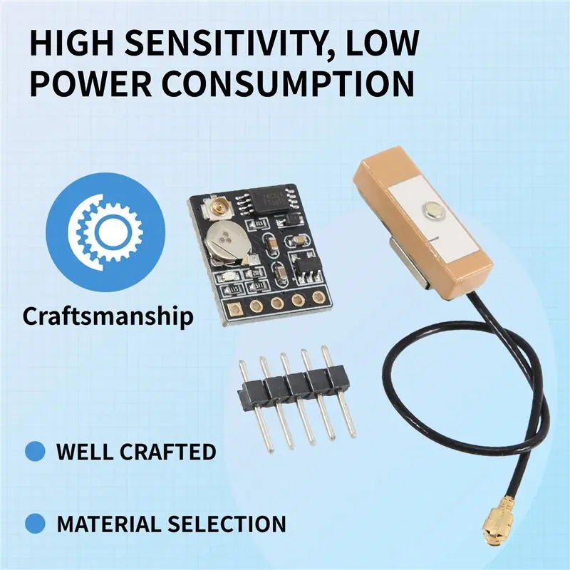 GPS Beidou BDS Dual Module Flight Control Satellite Positioning Navigation ATGM336H Replaces Neo-M8N NEO-6M Durable-A27R