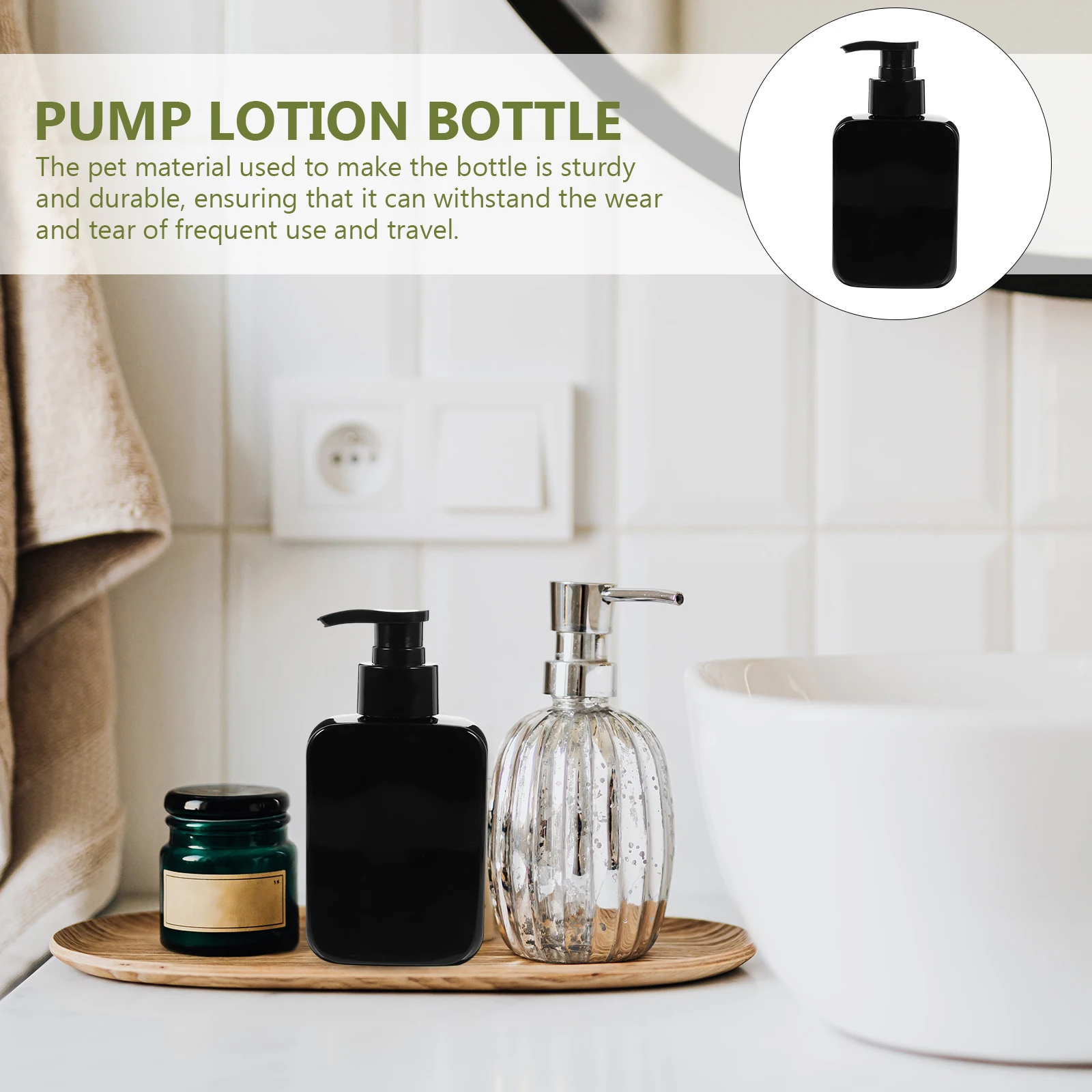 Bouteilles de Lotion à pompe vides de 150Ml, rechargeables, à pression, pour shampoing, distributeur Portable de voyage, 4 pièces