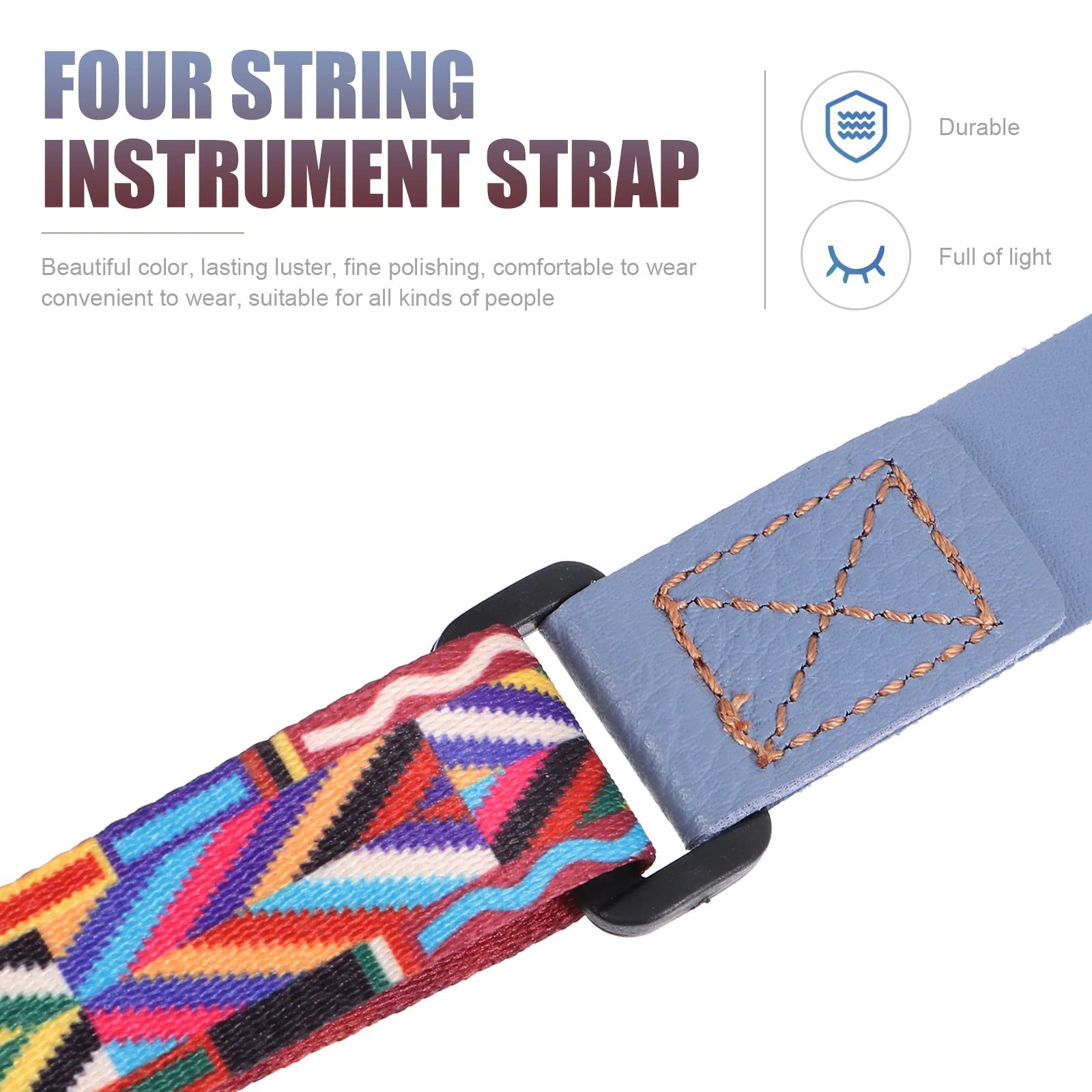 

Ukulele Strap Adjustable Comfort Pu Shoulder Belt Replacement For Broken Guitar Accessories New Year Gift