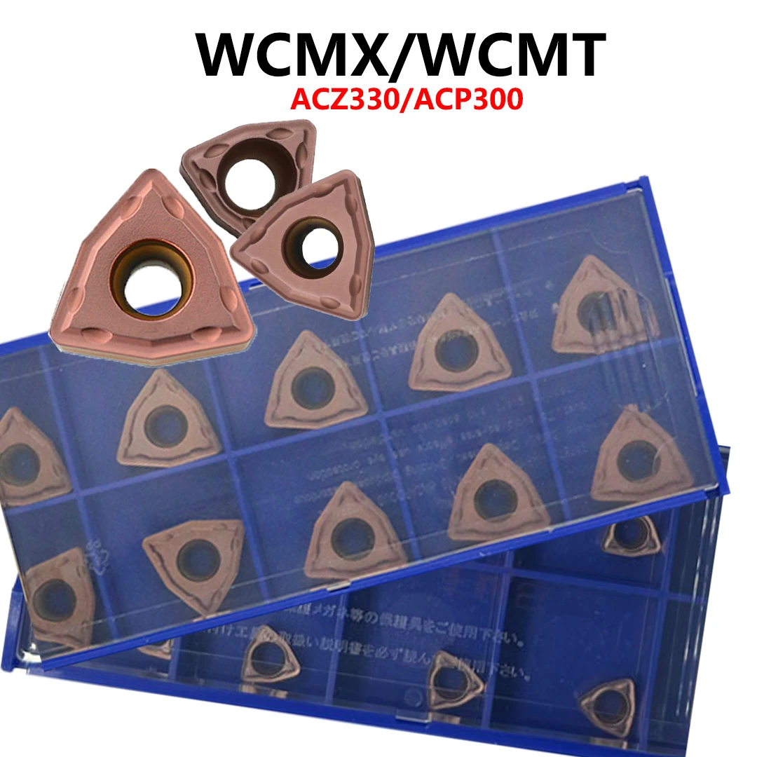 

Original WCMX WCMT U Drill Inserts WCMX030208FN WCMX040208FN WCMT050308FN WCMT06T308FN WCMT080412FN ACZ330 ACP300 CNC Tools
