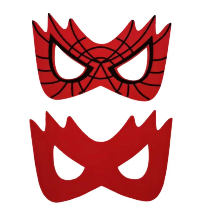 5 pièces/lot, accessoire de cosplay amusant Spiderman pour garçon et fille, fête d'Halloween, masque pour les yeux en feutre blanc Gwen Stacy, jeu de rôle, cadeau d'anniversaire