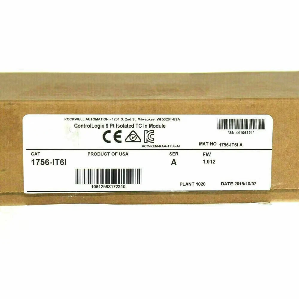 1756-IT6I 1756IT6I / A Módulo de entrada aislado de 6 puntos