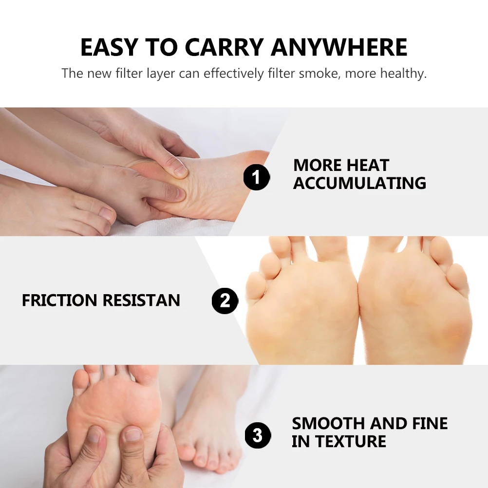 

1pc Foot Moxibustion Box Smokeless Moxa Case Fabric Reusable High-Density Heat-Accumulating Portable For Home Beauty Salon Use