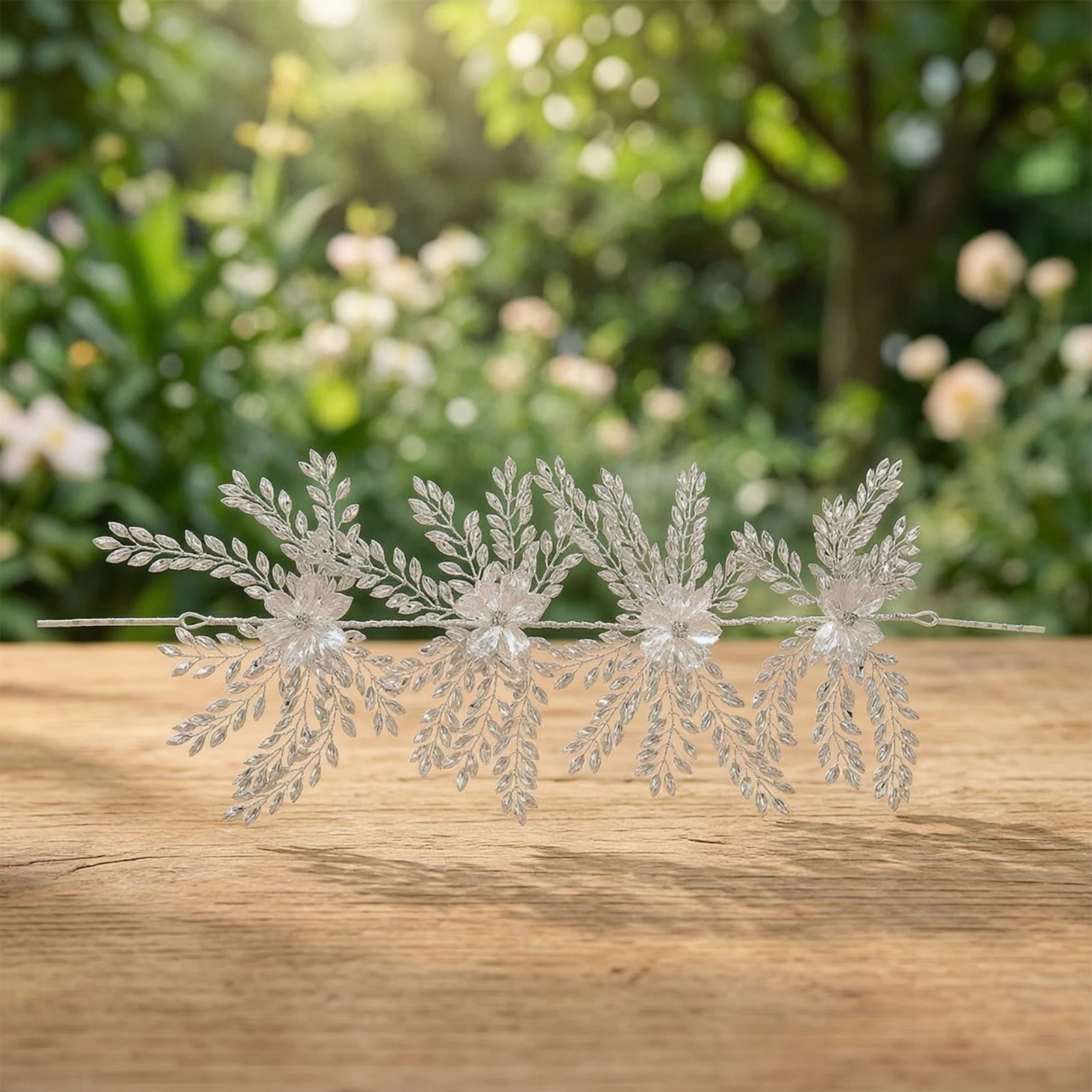Bridal Hair Vine Rhinestone Bridal Hair Accessory Hairband with Rhinestones Crystal Headpiece Sparkling for Brides, Weddings
