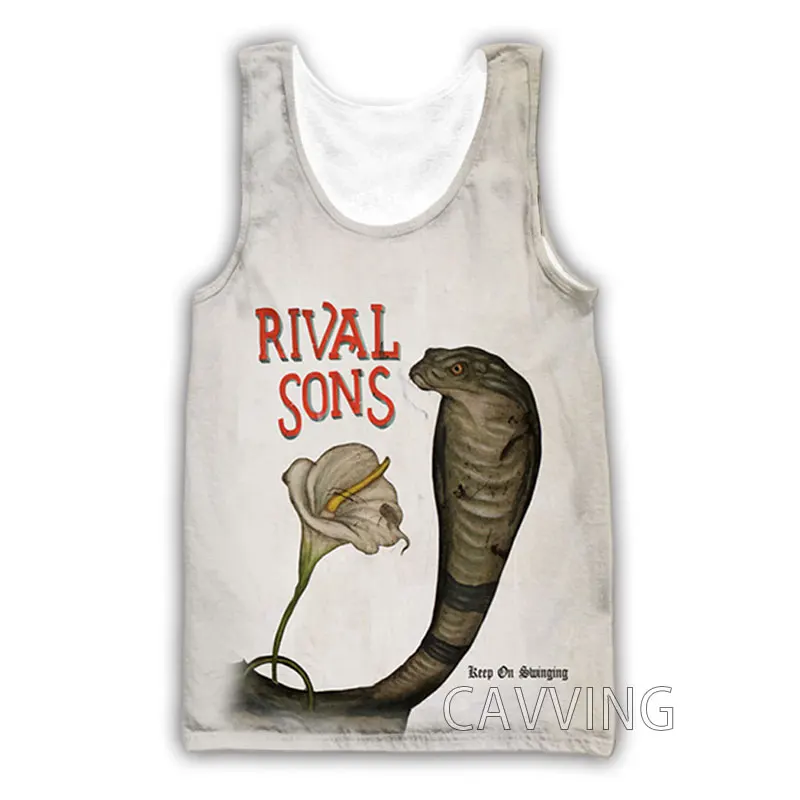 New Fashion Women/Men's 3D Print  Rival Sons Rock  Tank Tops Harajuku  Vest  Summer Undershirt Shirts Streetwear