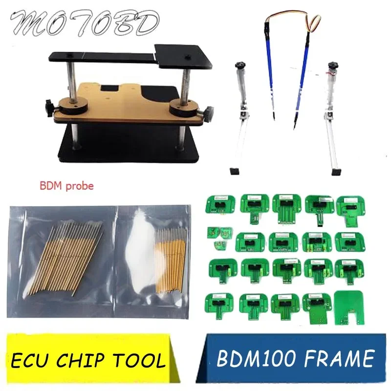 New 22pcs BDM Probe Adapters ECU RAMP For KESS KTAG BDM100 / CMD100 / FGTECH V54 Led BDM Frame Full Set ECU Programmer