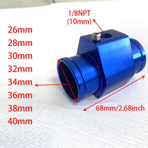 Imagen 2 del producto Sensor de temperatura 2 en 1 para coche y camión, medidor de temperatura del agua Digital LED redondo, voltímetro, medidor de voltaje, Temperatura Moto para 12V24V