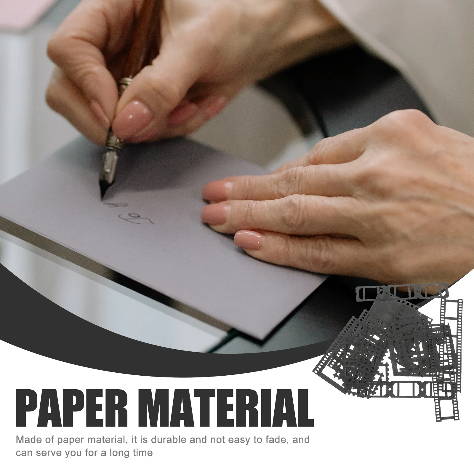 

40Pcs Decorative Scrapbook Cutout Paper Set for DIY Journaling Retro Craft Papers for Album Letter Planner Decoration