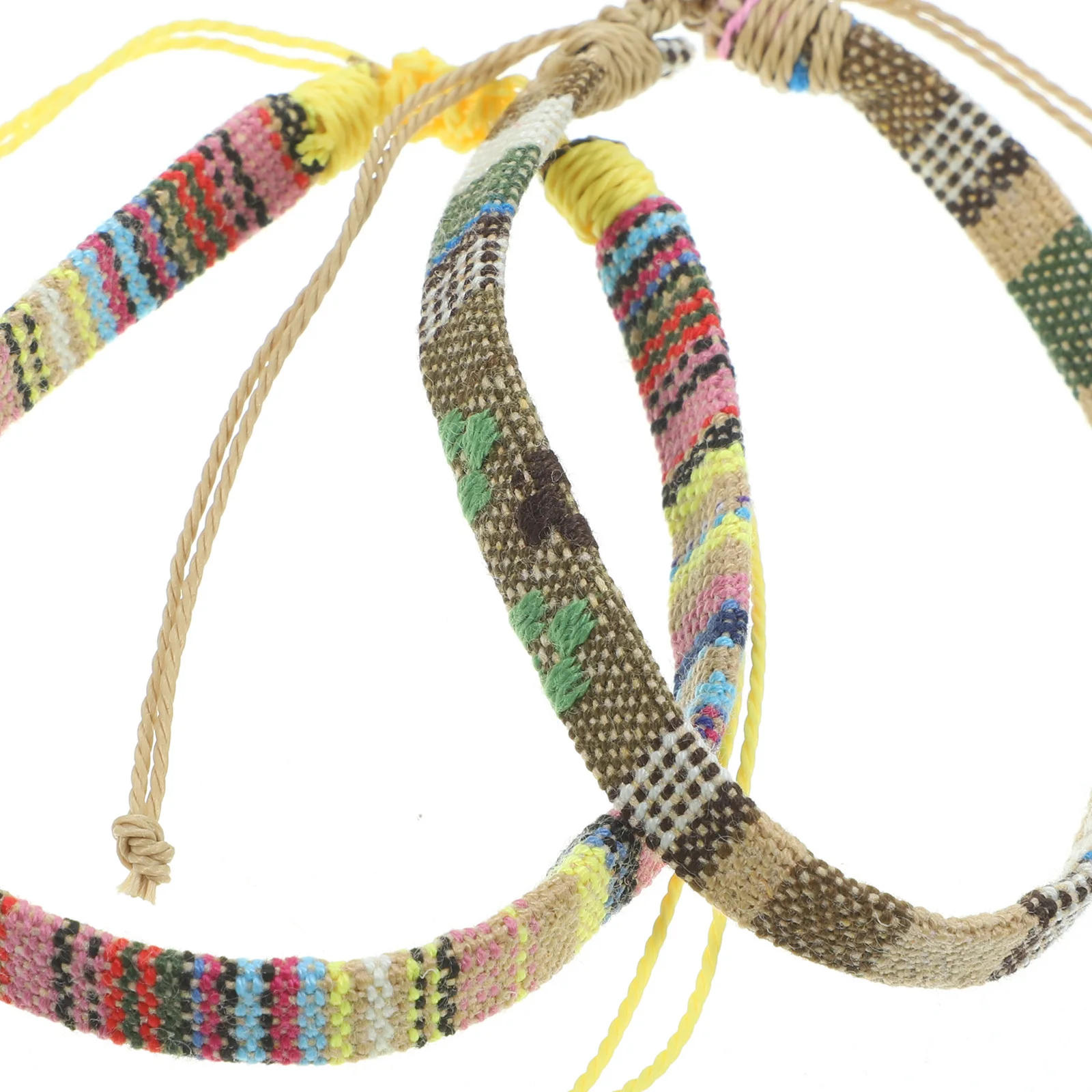 

18Pcs Woven Ankle Bracelets Bohemian Beaded Anklet Lightweight Jewelry for Women Girls Summer Beach Surfing Decor