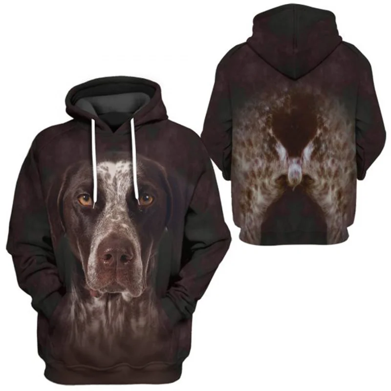 

German Shorthaired Pointers/Husky/Italian Greyhound 3D Printed Hoodie Women For Men Pullovers Street Tracksuit Love Dog Gift