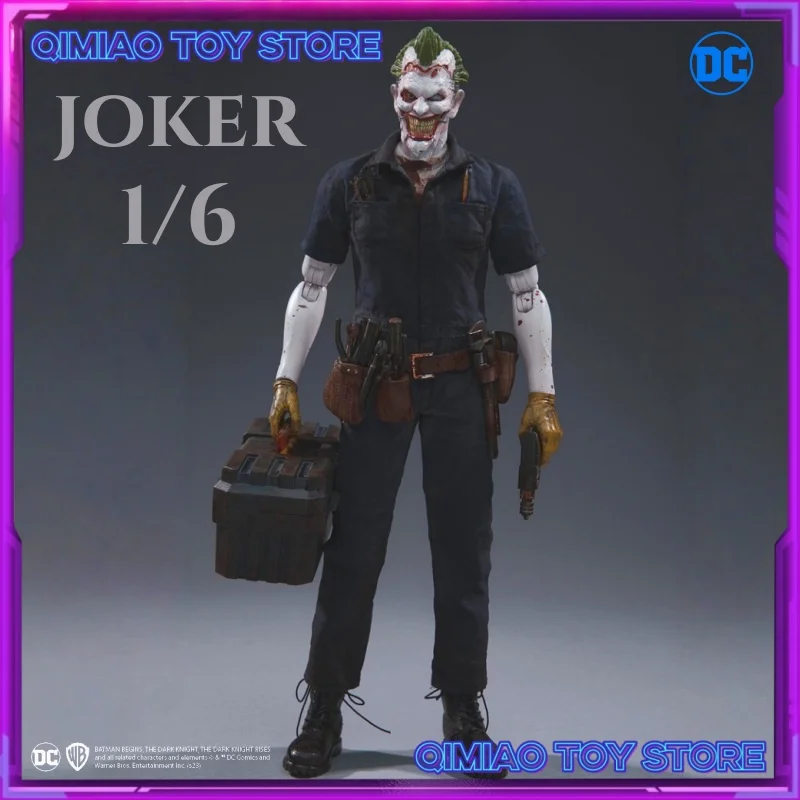 

New Genuine Dc The Joker 1/6 Proportion Character Model Toys Joint Mobility Holiday Gift Desktop Ornaments Collectibles In Stock