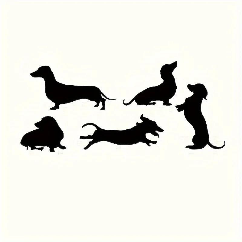 

1pc Dachshund Vinyl Sticker Weatherproof Durable Decal for Motorcycle Car Laptop Wall