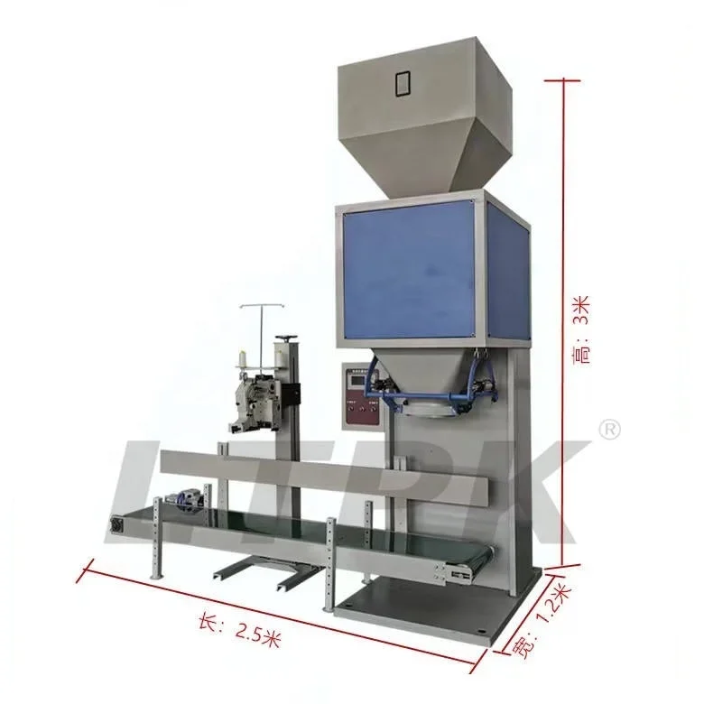 5-50kg Large Heavy Bag Grain Rice Wheat Wood Fertilizer Animal Feed Pellet Granule Dosing Filling Packing Packaging Machine