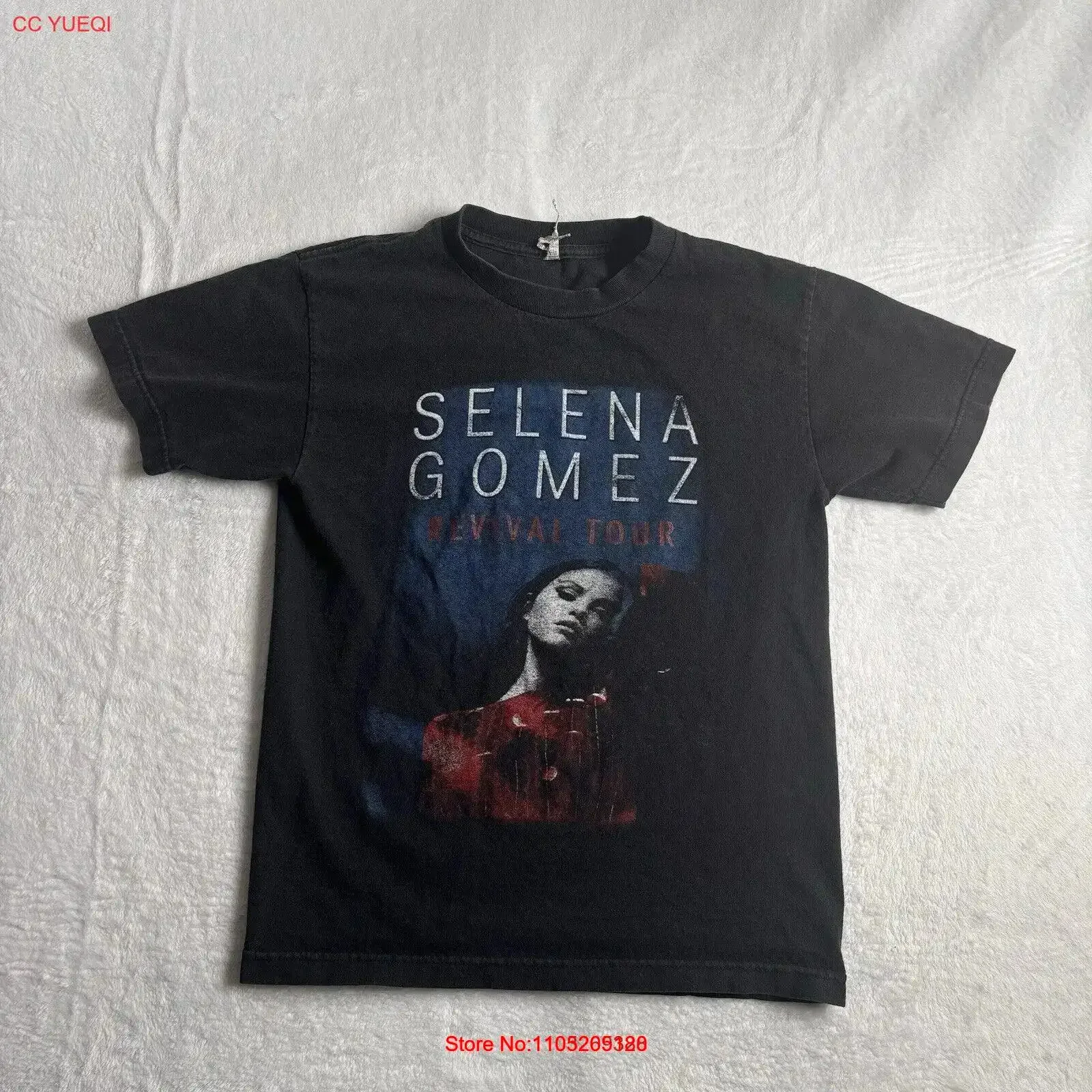 Alstyle Selena Gomez Revival Tour 2016 Black  T Shirt Men's Small vintage Washed Top For Everyday Wear designer clothes fashion