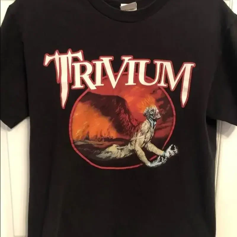 T-shirt de la tournée Trivium Ascendancy, 2005, en coton, toutes tailles, du S au 5XL, UU286.