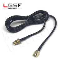 Cable de extensión de antena SMA-JK SMA macho y hembra orificios internos para pines de tornillo externos cable adaptador RG174 50 ohmios