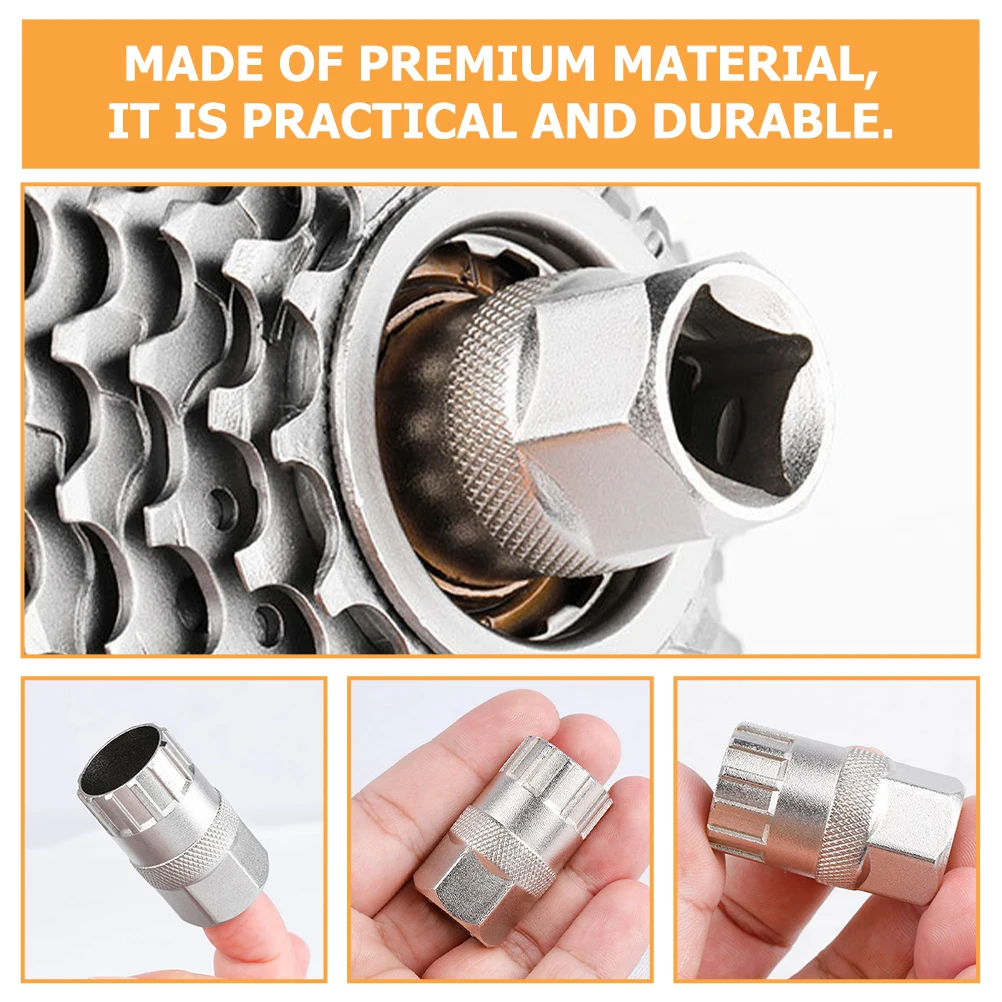 

Bicycle Repair Socket Carbon Steel Nickel-Plated Bike Freewheel Remover Tool Flywheel Removal Cycling Accessories
