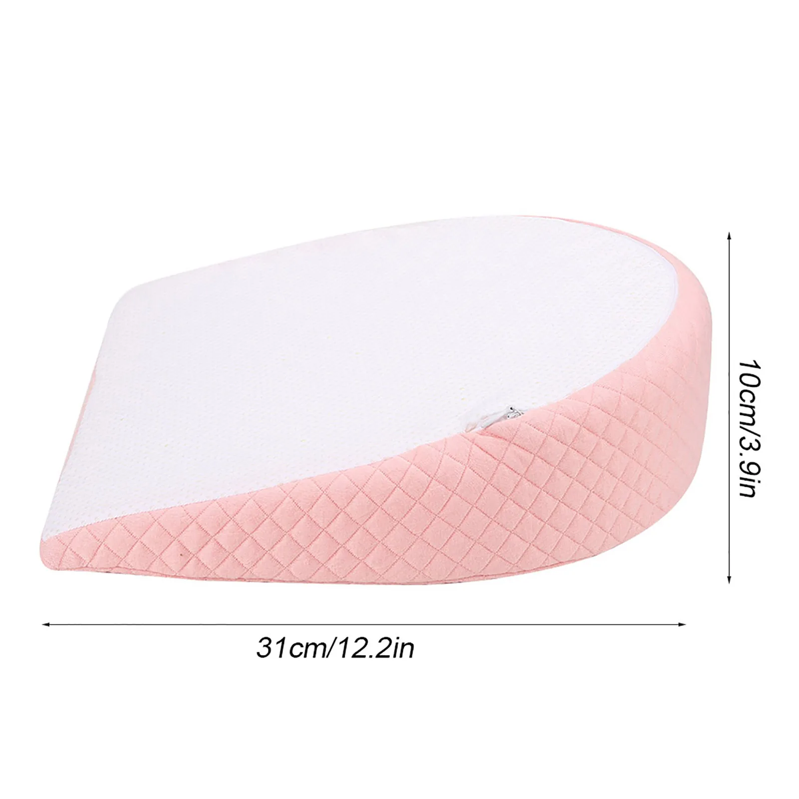 Newborn Slope Pillow Positioning Baby AntiReflux Pillow Feeding AntiSlip Polyester and Non‑slip Cloth Pillow