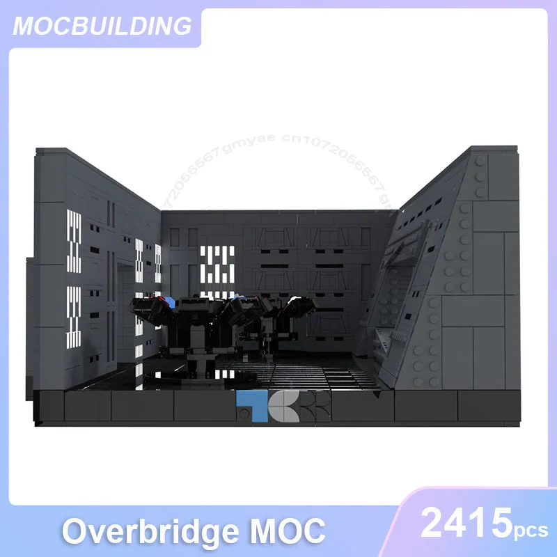 MOC-Overbridge Model Building Blocks, Assemble Bricks, Space Architecture Display, UCS, Brinquedos Educativos de Natal, Presentes DIY, 2415Pcs