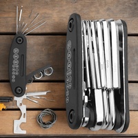 Durable 16-in-1 Cycling Multi Tool - Ergonomic Bike Repair Kit for Road/Mountain Bicycles