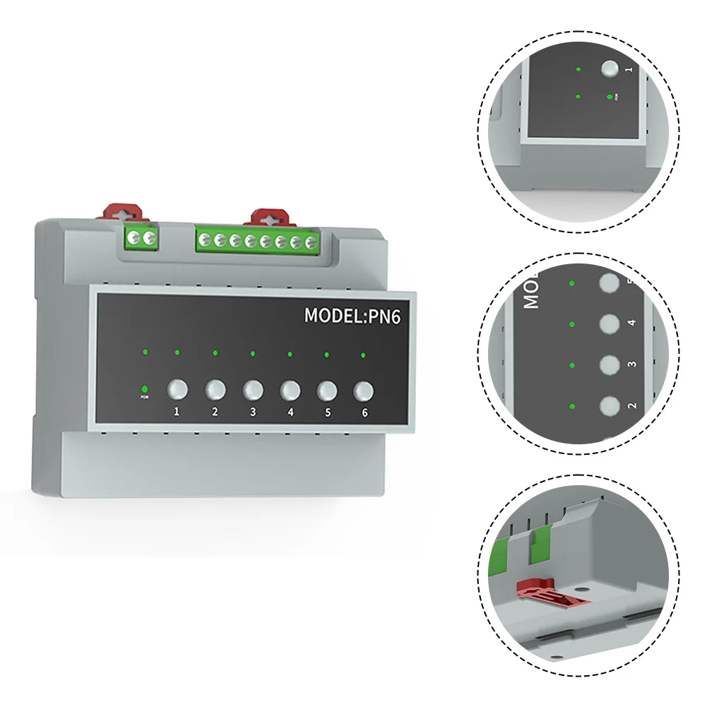 Home Automation Made Easy 6CH For Zigbee Relay Switch Module with Remote Control and Voice Activation Features for Smart Living