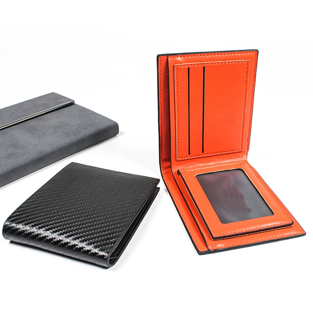 2023 New Men's Business Wallet Slim Minimalist Tri-Fold Wallet Fashion Muitifunctional and Portable for Daily Life