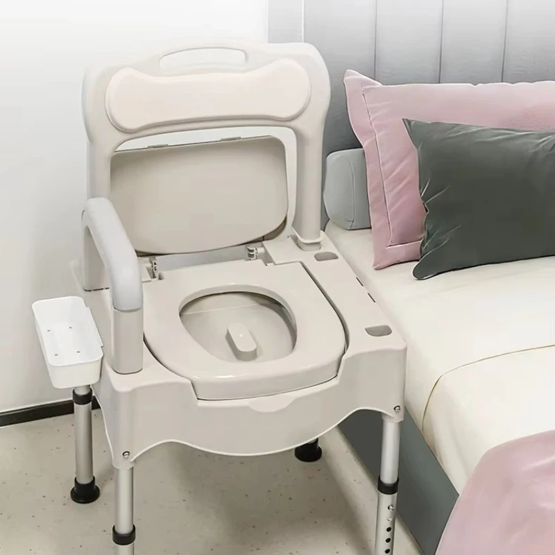 Silla de inodoro ligera, silla de inodoro médica impermeable, para uso hospitalario