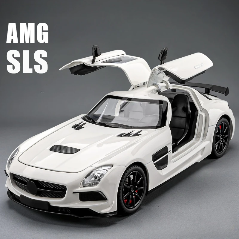 

1:24 SLS AMG Sports Car High Simulation Diecast Car Metal Alloy Model Car Children's toys collection gifts