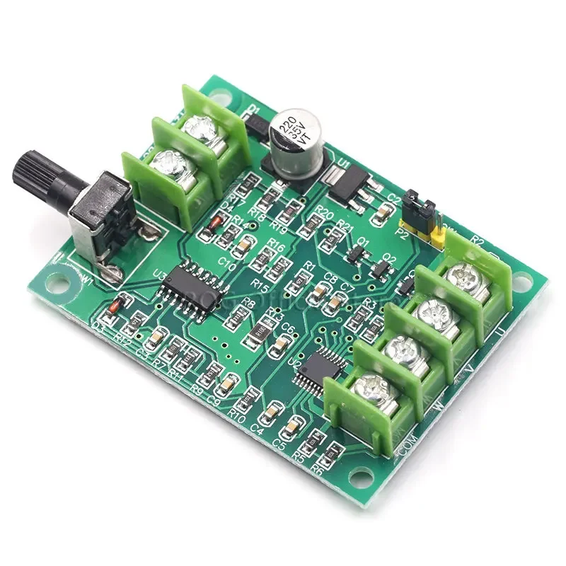 5V 12V Brushless DC Motor Driver Controller Board with Reverse Voltage Over Current Protection for Hard Drive Motor 3/4 Wire