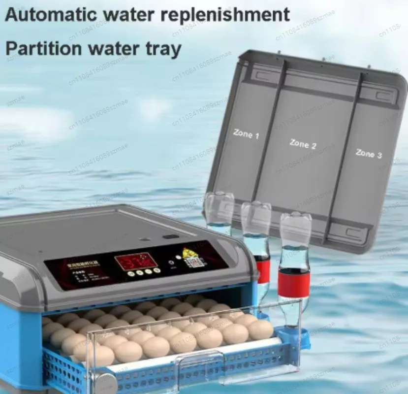 

Инкубатор для цыплят, автоматический интеллектуальный мини-инкубатор для домашнего использования (для кур, уток, гусей), мини-инкубатор с водяной подушкой