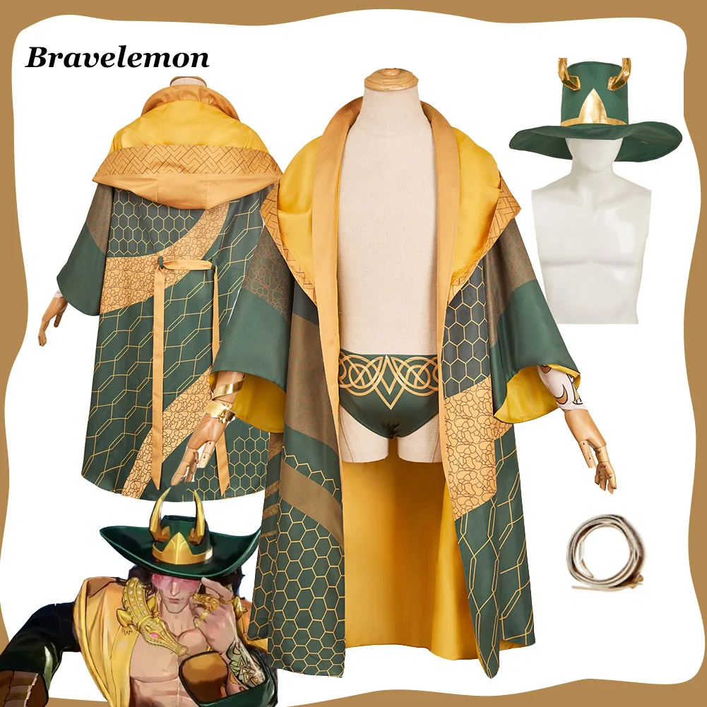 

Игра Rival Loki Косплей Купальник Костюм Мужской Плащ Шляпа Шорты Комплект Маскировочная Одежда для Мужчин Взрослых Хэллоуин Карнавальный Костюм Партии