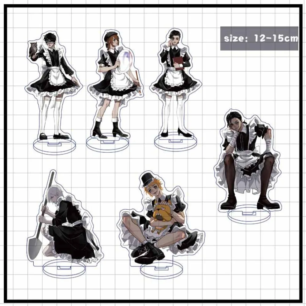 Game Identity V Maidservant Series Acrylic Stand Doctor Magician Photographer Desktop Decoration Accessories Ornament Gift Toy