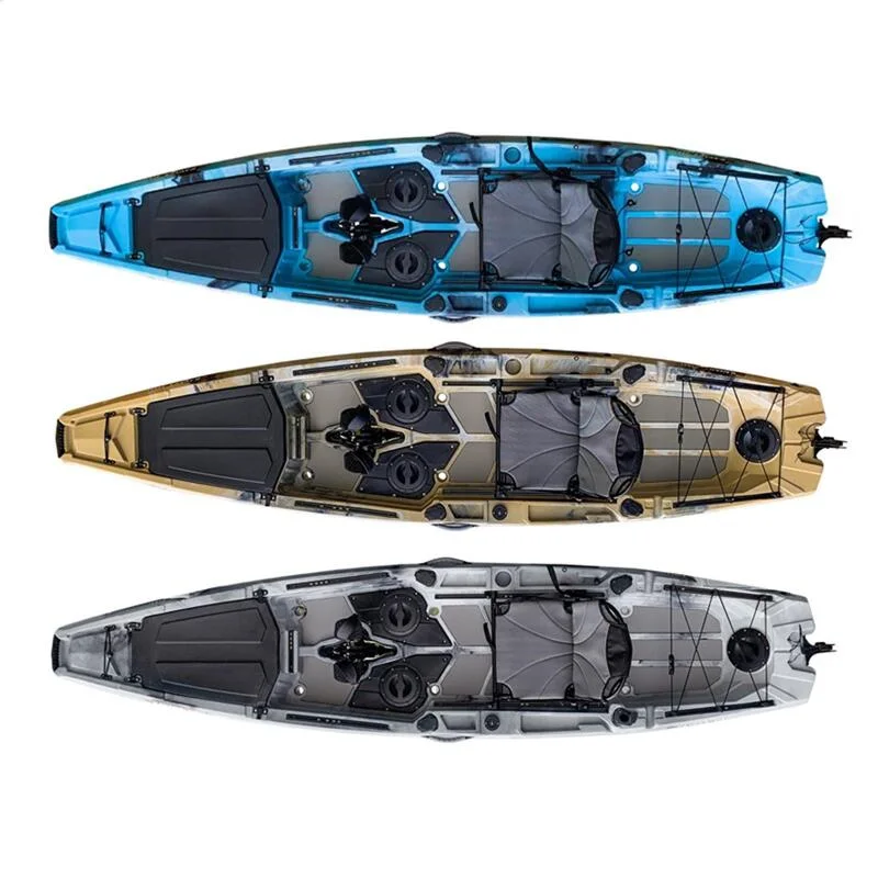 صفر 2019 2020 أفضل 12ft تصميم جديد إغراء سولو القدم دواسة محرك نظام الصيد رخيصة كاجاك الزورق/kayaksxiaowoniu #1